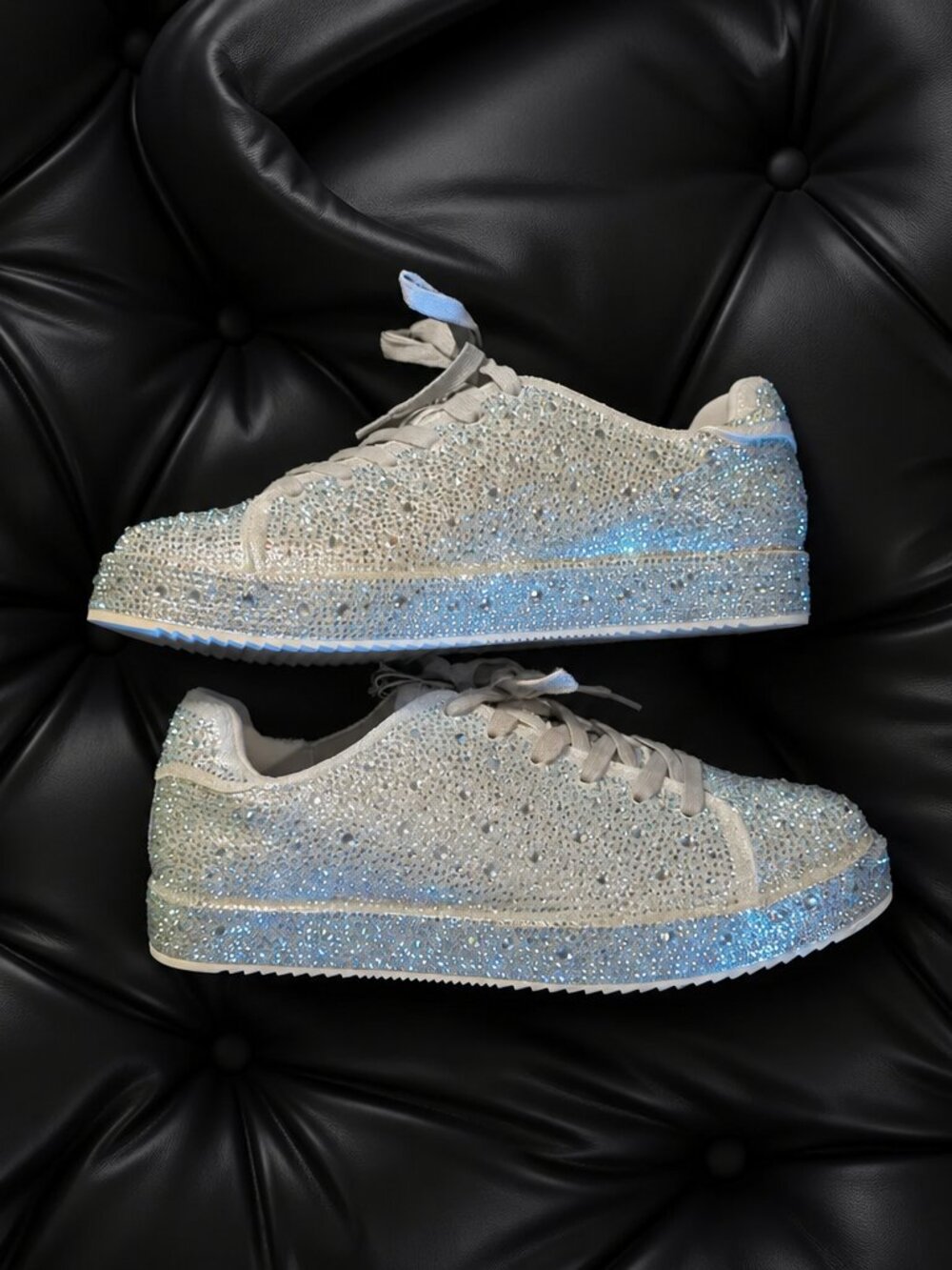 Torrid Embellished Sneaker 8WW NEW with tags Blink Shiny Rhinestones Stylish